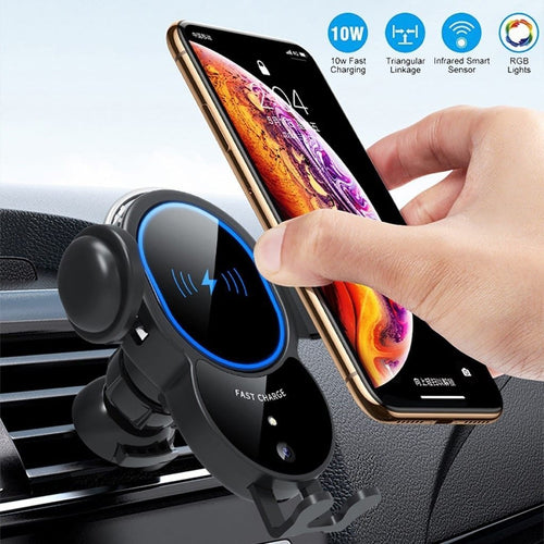 10W Wireless Automatic Clamping Mount Fast Charger For Your Car - Bauer USA10W Wireless Automatic Clamping Mount Fast Charger For Your CarDC - THE CEO