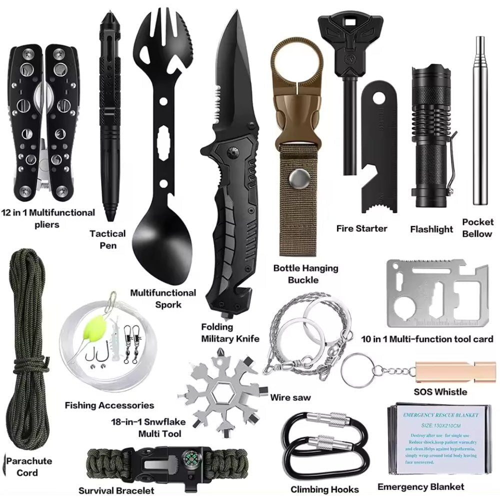 31 Pieces in 1 Bag Survival Gear and Equipment - Bauer USA31 Pieces in 1 Bag Survival Gear and EquipmentDC - THE CEO