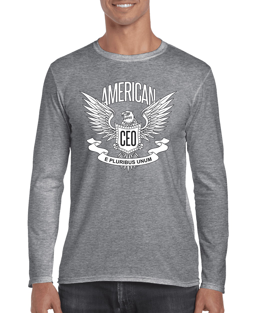 American CEO Patriotic Eagle Men's Long Sleeve Shirt - Bauer USAAmerican CEO Patriotic Eagle Men's Long Sleeve ShirtDC - THE CEO