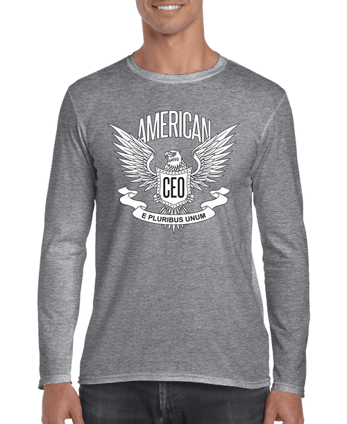 American CEO Patriotic Eagle Men's Long Sleeve Shirt - Bauer USAAmerican CEO Patriotic Eagle Men's Long Sleeve ShirtDC - THE CEO