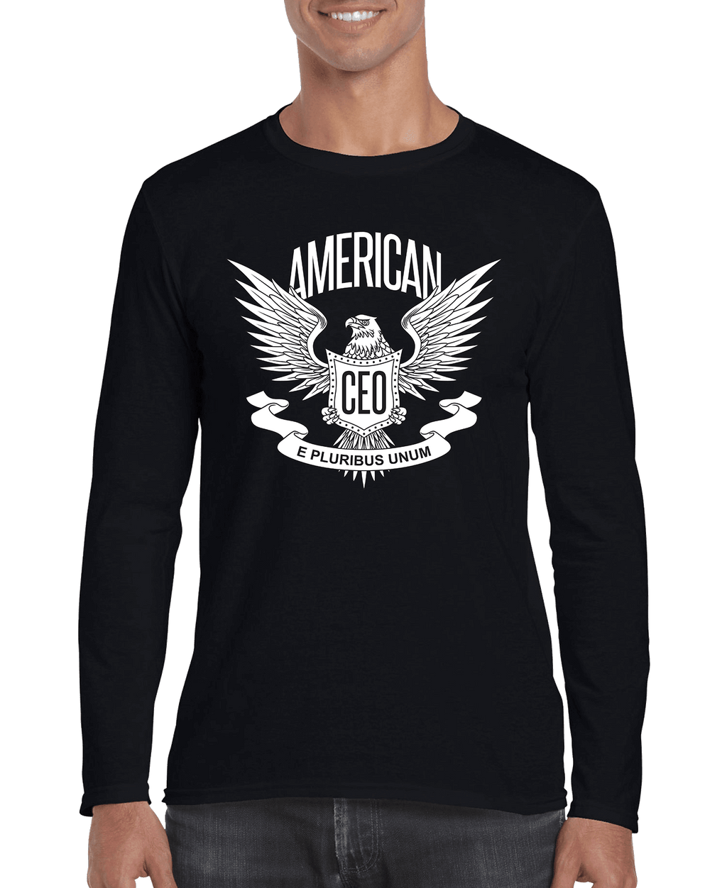 American CEO Patriotic Eagle Men's Long Sleeve Shirt - Bauer USAAmerican CEO Patriotic Eagle Men's Long Sleeve ShirtDC - THE CEO