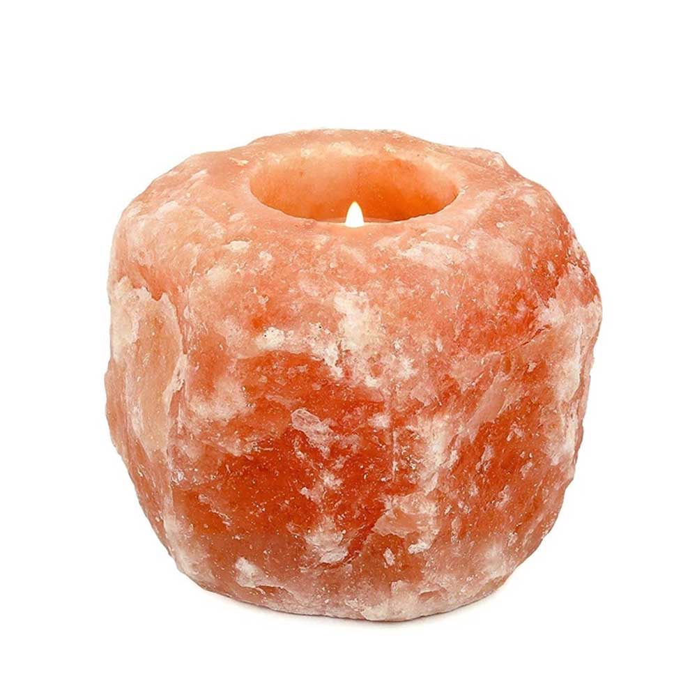 Himalayan Pink Salt Tea Light Holder by Pride of India – Salt Candle Holder – Room Décor Item – Great for Creating an Ambiance – Ideal for Home & Spa Uses – Natural Shape - Bauer USAHimalayan Pink Salt Tea Light Holder by Pride of India – Salt Candle Holder – Room Décor Item – Great for Creating an Ambiance – Ideal for Home & Spa Uses – Natural ShapeDC - Pride India Brands