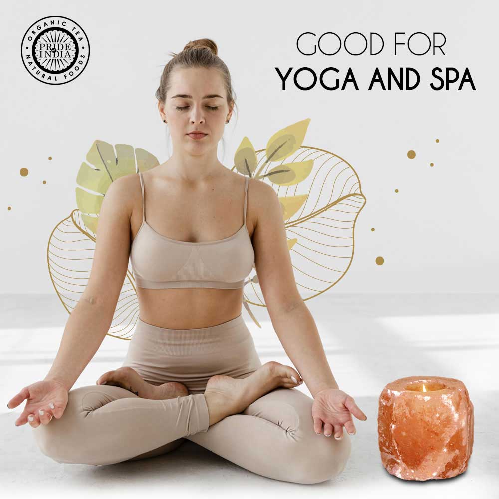 Himalayan Pink Salt Tea Light Holder by Pride of India – Salt Candle Holder – Room Décor Item – Great for Creating an Ambiance – Ideal for Home & Spa Uses – Natural Shape - Bauer USAHimalayan Pink Salt Tea Light Holder by Pride of India – Salt Candle Holder – Room Décor Item – Great for Creating an Ambiance – Ideal for Home & Spa Uses – Natural ShapeDC - Pride India Brands