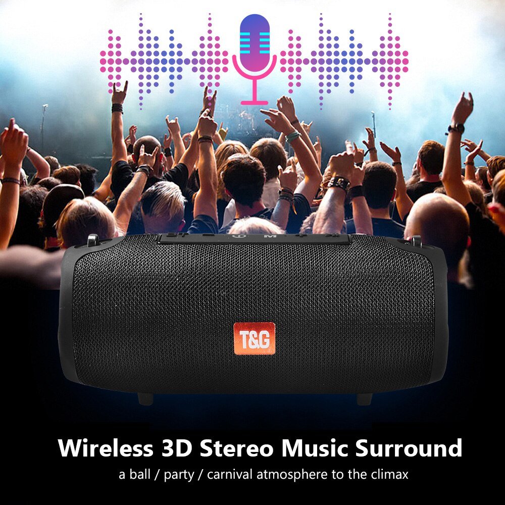 Large Waterproof Wireless Portable Bluetooth Speaker With Strap - Bauer USALarge Waterproof Wireless Portable Bluetooth Speaker With StrapDC - THE CEO