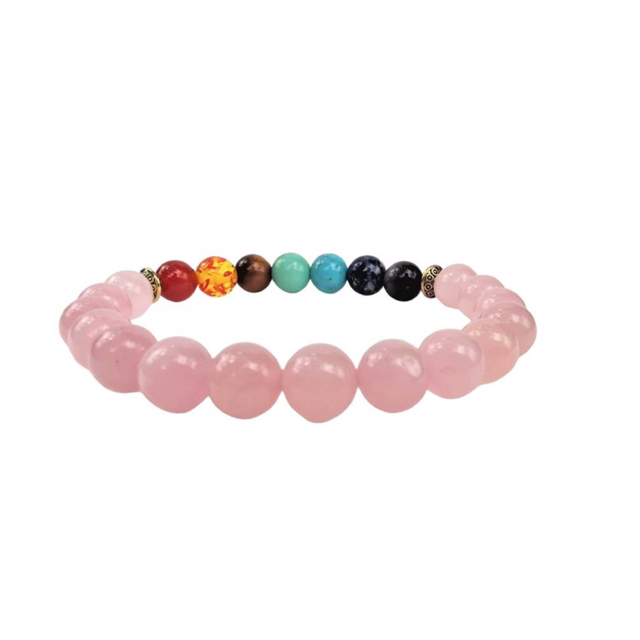 Rose Quartz Chakra Healing and Self Love Bracelet - Bauer USARose Quartz Chakra Healing and Self Love BraceletDC - OMSutra