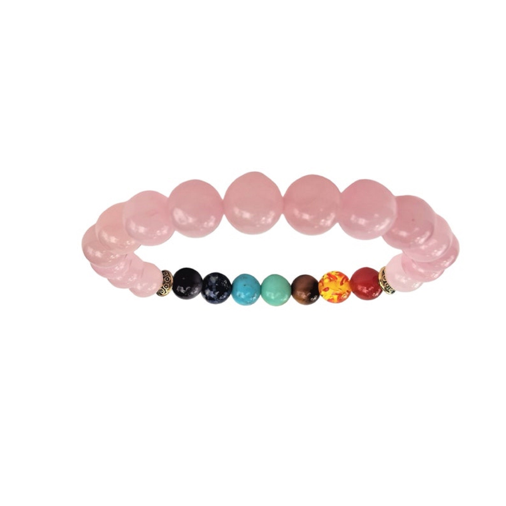Rose Quartz Chakra Healing and Self Love Bracelet - Bauer USARose Quartz Chakra Healing and Self Love BraceletDC - OMSutra
